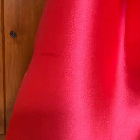 Kate spade open back silk mini size 6 punch pink used condition - Picture 6 of 6